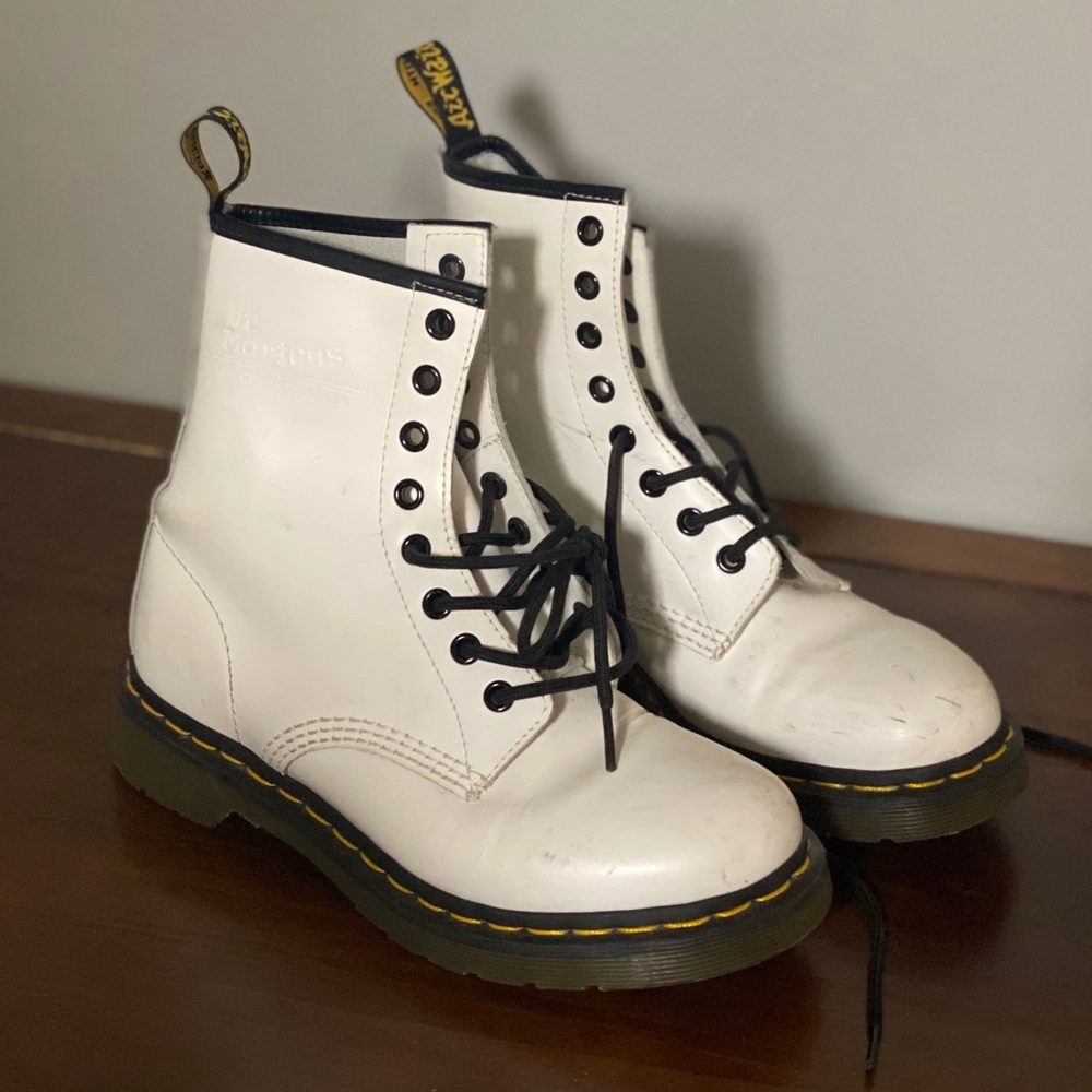 White Dr. Martens Air Wair